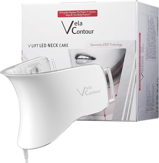 [ ANACIS 公式 ] Vリフト LED ネックケア リフトアップ 美顔器 【 首の エイジングサイン に 韓国発の リフトアップ美顔器 】 首 パック 型 美容家電