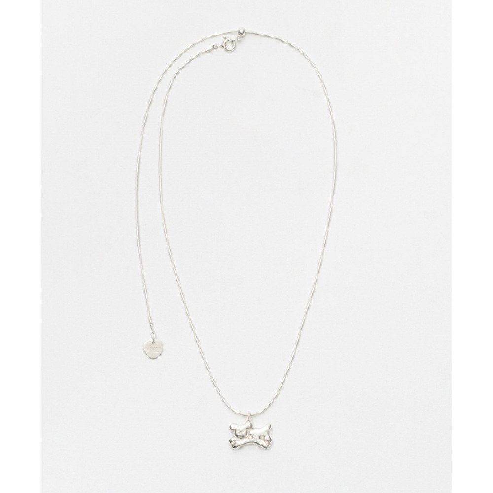 SICKFUMEDOT 12帯クッキー ネックレス - シルバー スネークチェーン