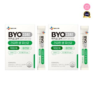 [1+1]生乳酸菌 100億保障 富者乳酸菌 2g×60包 / 腸健康 / 二重管理 / 1日1包 / 植物乳酸菌 / 韓国健康食品 / 韓国栄養剤