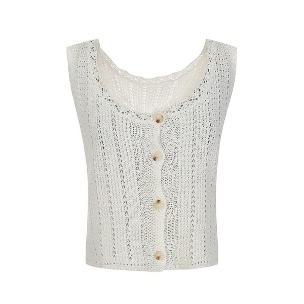 (フォレスト) ニットボタンベスト (SY6VK30)