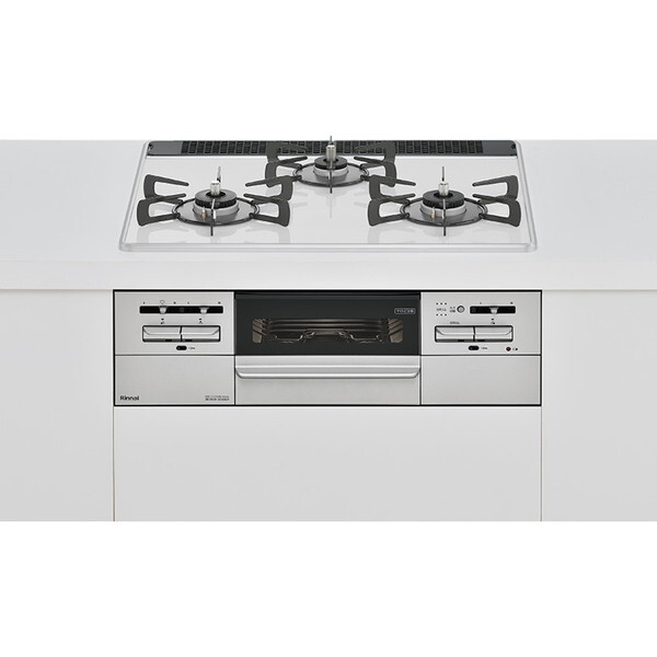 ビルトインガスコンロ 都市ガス用 3口 左右強火力タイプ 幅60cm RS31W35P48DGVW-13A マイトーン