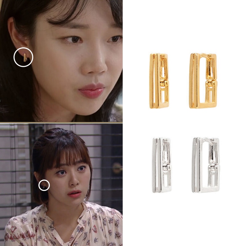 [韓国人気芸能人着用指輪] [ソンダムビチョンヨンジュイヨンウンイソンギョン着用] TWOLINE SQUARERING 韓国女性アクセサリー