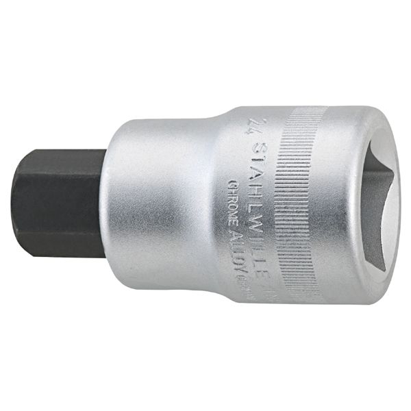 STAHLWILLE スタビレー 1 インチサイズSQ ショートヘックスビットソケット 19mm 全長85mm 64-19 工具 ツール DIY 作業工具