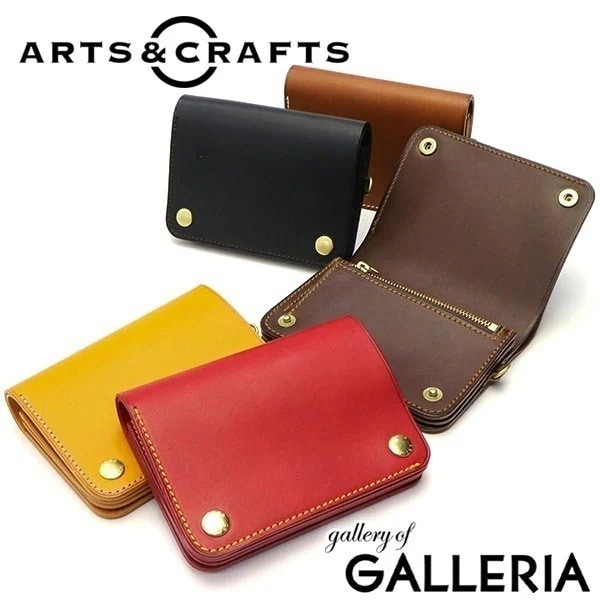 アーツアンドクラフツ 財布 ARTSCRAFTS 二つ折り財布 ELBAMATT ACC NEW BILLFOLD CASE ミニ財布 二つ折り 革 本革 レザー アーツ＆クラフツ メンズ レディース