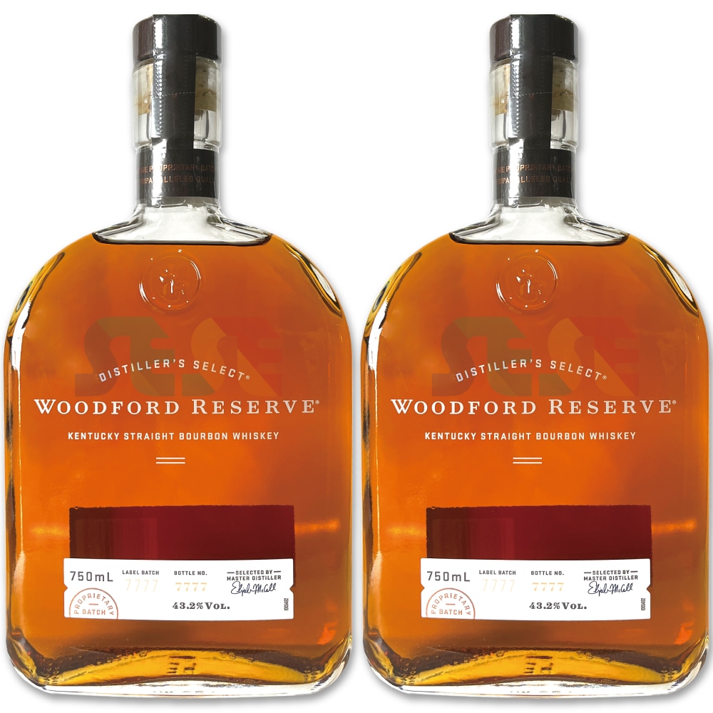 [正規品] ウッドフォードリザーブ 750ml 2本セット / アメリカン バーボンウイスキー WOODFORD RESERVE