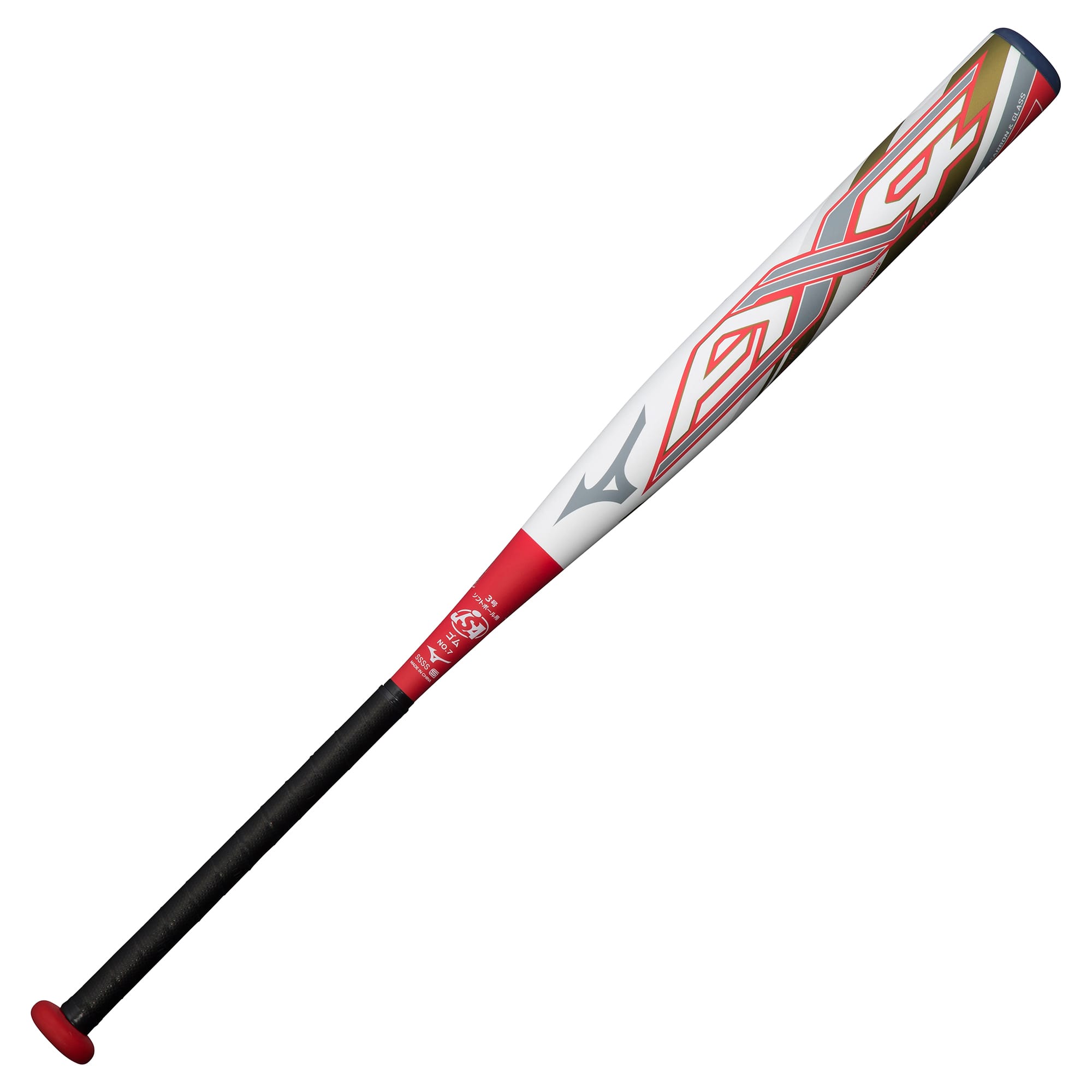 MIZUNO ミズノ ソフトボール用 ミズノプロ AX4 FRP製 84cm 平均650g-710g 3号 ゴムボール用 バット 1CJFS326840162