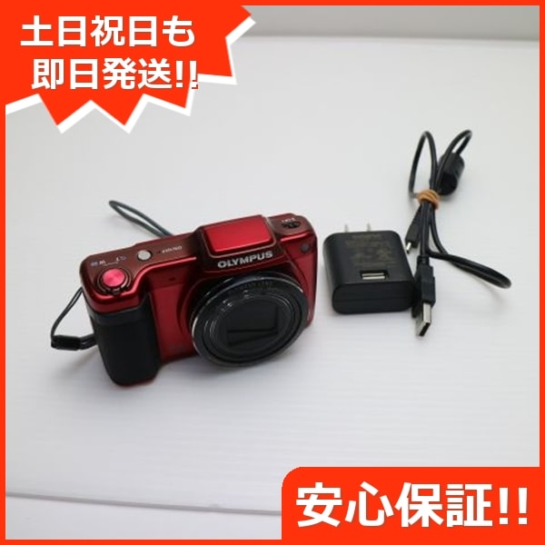 超美品 SZ-15 STYLUS レッド デジカメ OLYMPUS 47