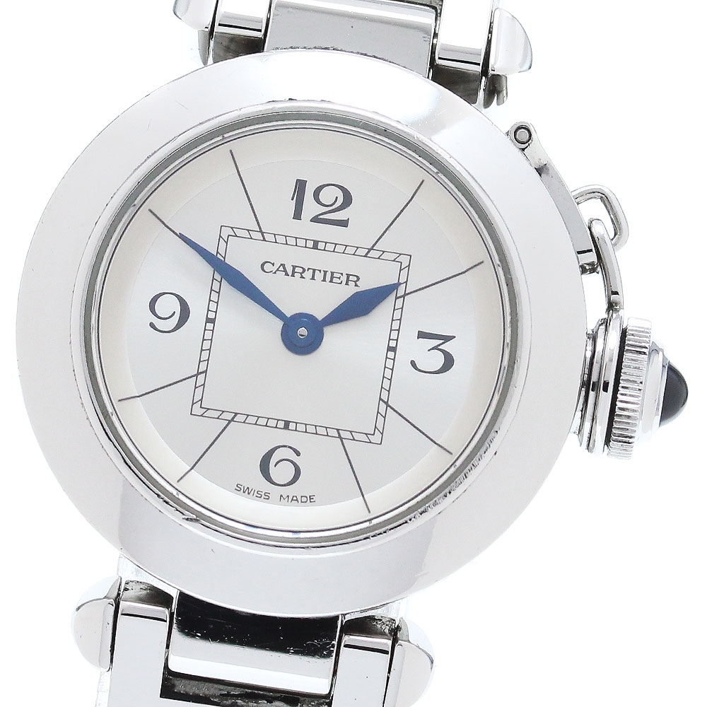 カルティエ CARTIER W3140007 ミス パシャ クォーツ レディース 保証書付き_864305【中古】