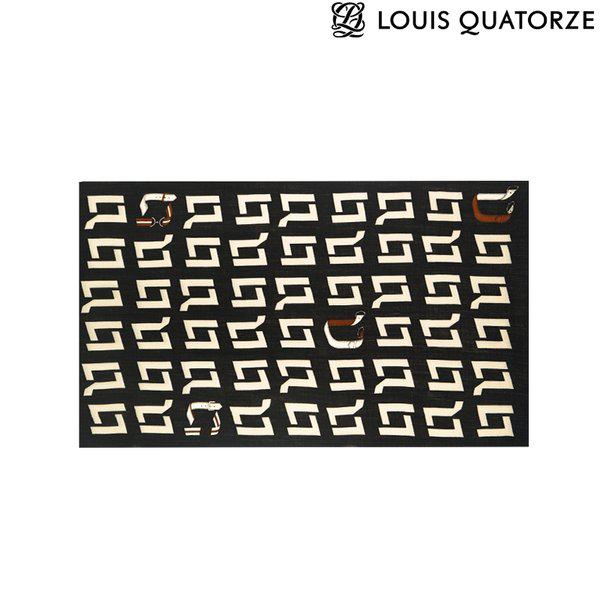 (2BPP453BL) ウールロングスカーフ アルト ブラック