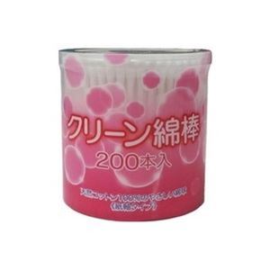 [まとめ] コットン/ラボ クリーン綿棒 200本 [x20セット]