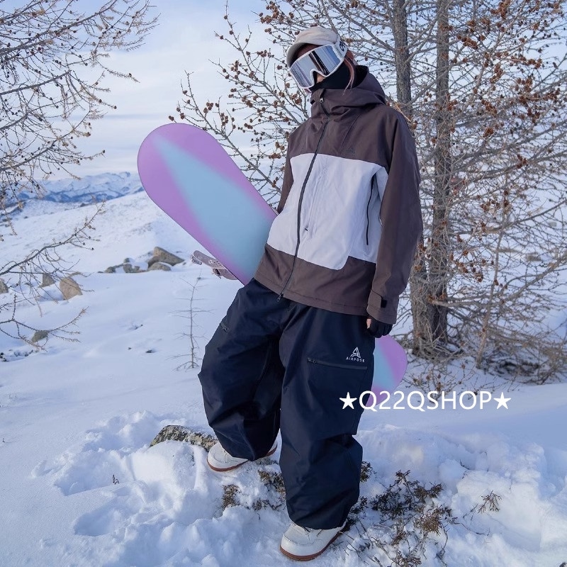 スノーボードウェア 2024 2025 上下セット メンズ レディース パンツ ズボン ジャケット アウター ウィンタースポーツ 3Lセットアップ スキーウェア スノボウェア スノーウェア 韓国風防水