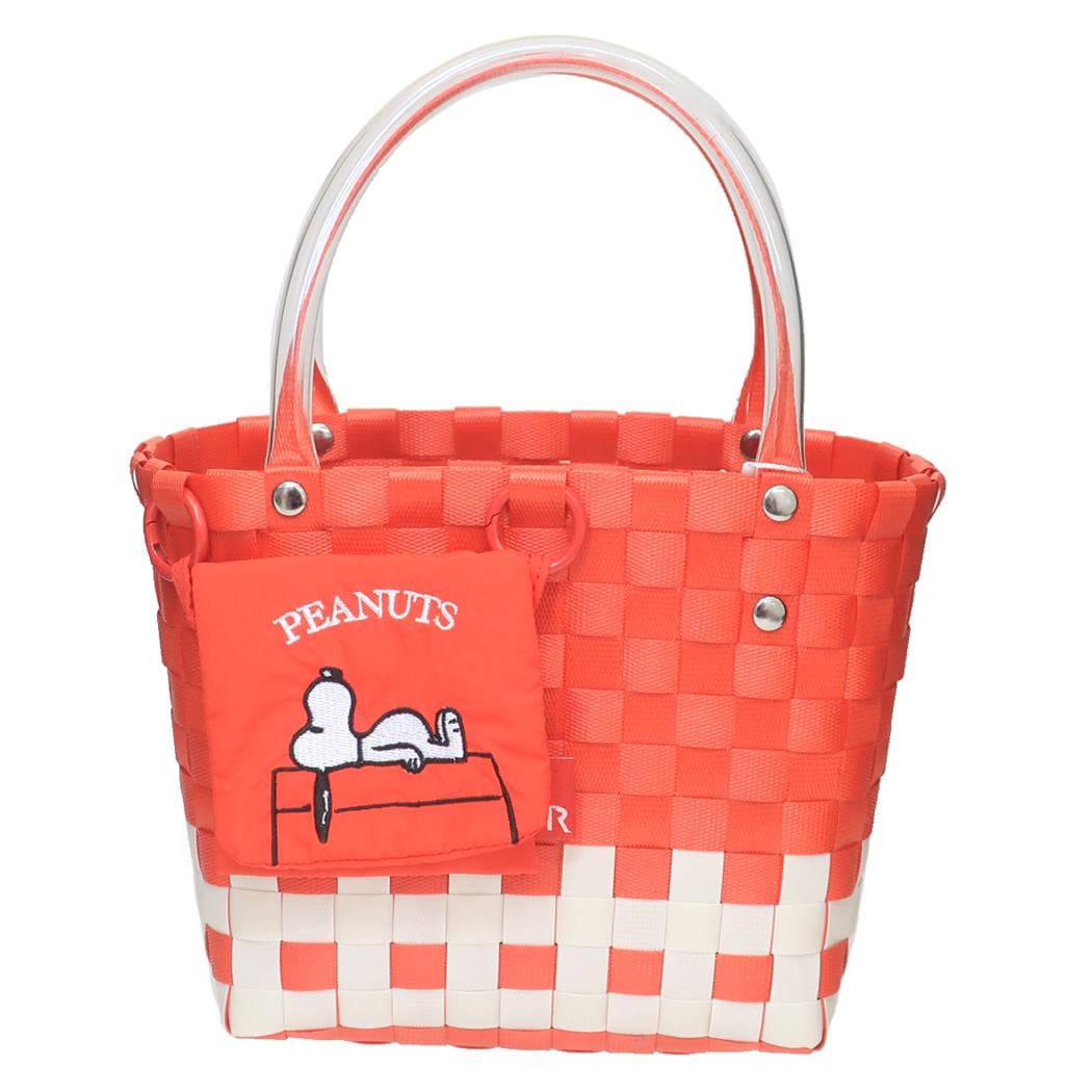 スヌーピー バスケット生地小物入れ IP BR Basket Peanuts-0I