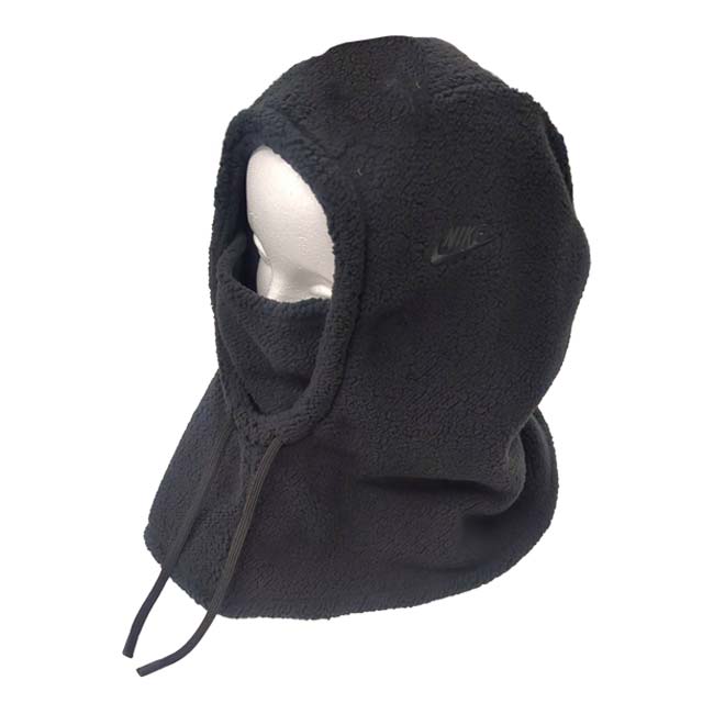 ナイキ(NIKE) ユニセックス THERMA-FIT ハイパイル フリース フード フェイスカバー ネックカバー CW5037-081ブラック(24y8m)