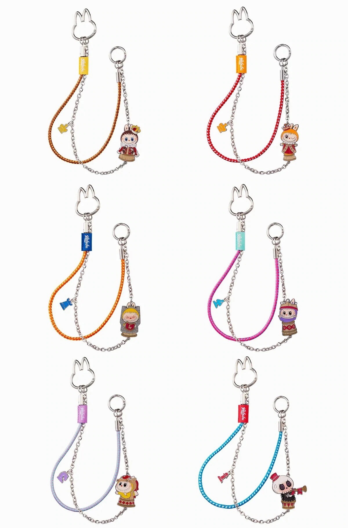 公式正規品POP MART LABUBU THE MONSTERS Lets Checkmate Pendant 漫画チャーム キーホルダー・ストラップ・ペンダント ガチャポン ブラインドボックス