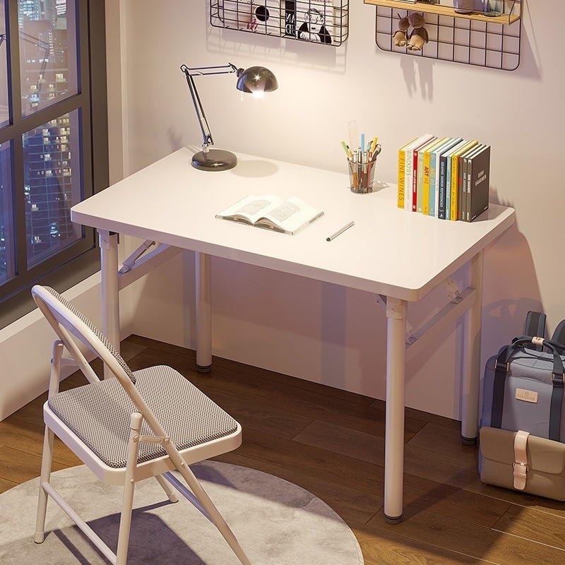 折りたたみテーブル家庭用シンプルなダイニングテーブルレンタルルームポータブルシンプルなダイニングテーブル小さなアパート長方形ストールダイニングテーブル