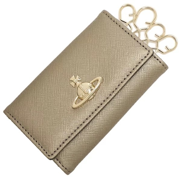 キーケース サフィアーノ グレー レディース 51020001 L001N P201