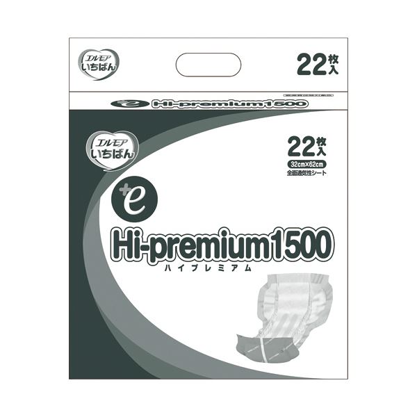 カミ商事 エルモアいちばん +eHi-premium1500 1セット（88枚：22枚x4パック）