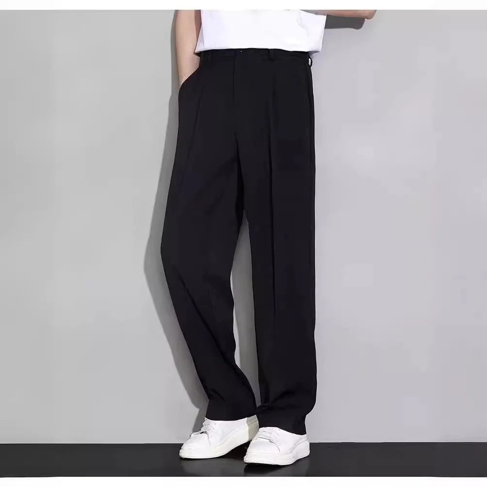 【超お得1つ買うと10個もらえる】メガ割接触冷感ボトムス メンズファッション アイスシルク カジュアルパンツ メンズ 夏 新作 ゆったり ストレートパンツ