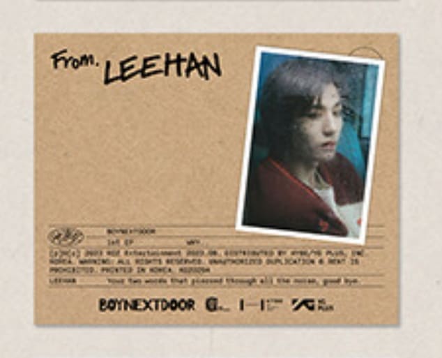 [未開封新品] ボイネクストドアボネックも1st EP「WHY..」ワイレターバージョンLETTER verイハン