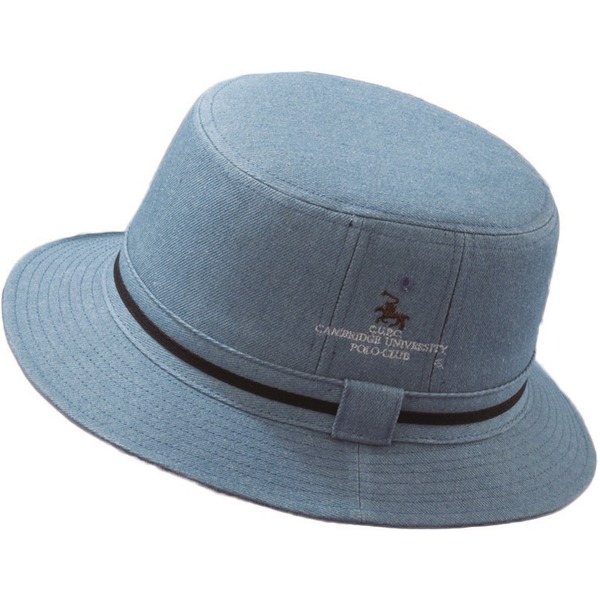 デニムDandy折りたためるサハリハット ブルー（ヘッドクール[2枚]セット）