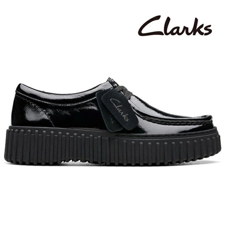 トーヒルビー BLACK PAT Torhill Bee 26179111 ワラビー デザートブーツ モカシン