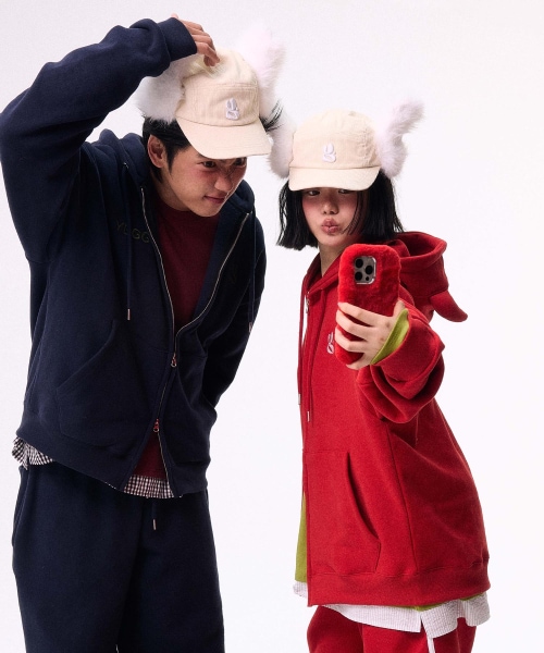 【YEGG】 Twist Fur Cap Ivory キャップ 正規品