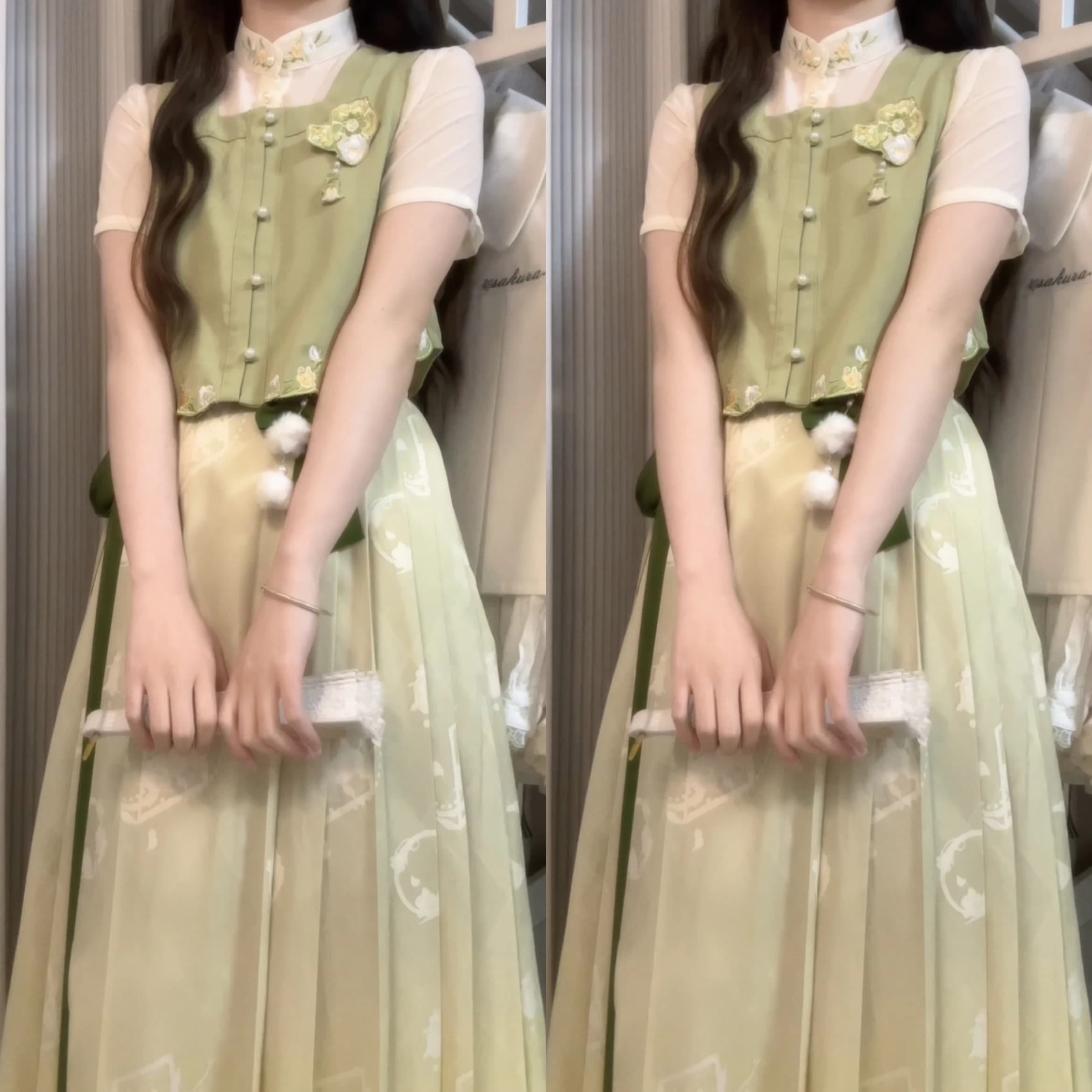 【フルセット】デザイン夏から手紙韓cos要素新韓国日常女子学生夏1 13,614円