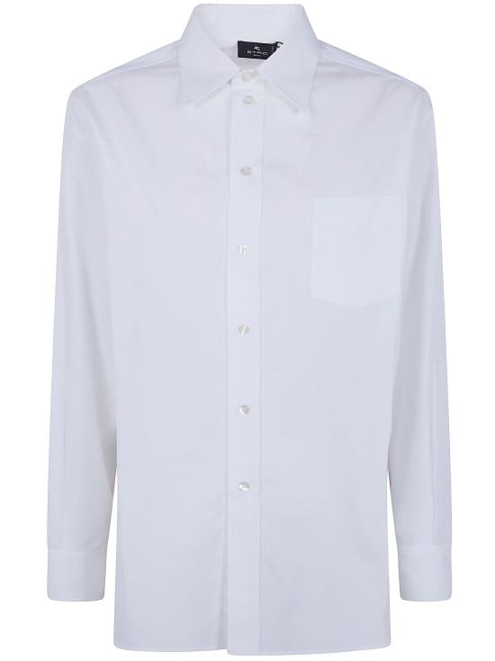 ETRO Women Shirts WRIA0034 AKG74 X0882 SOLID WHITE