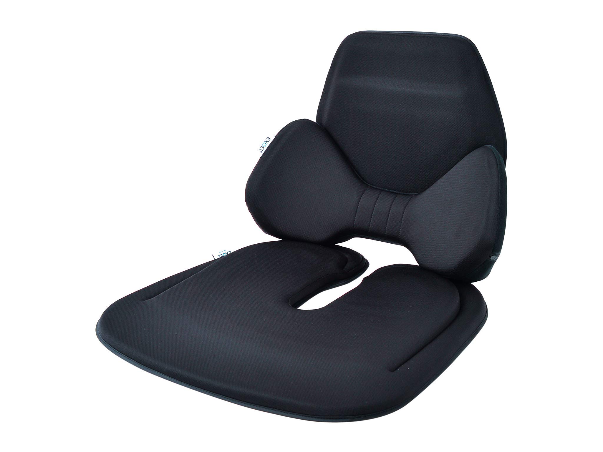 エクスジェル) 自動車用クッション ハグドライブ 円座 セット ブラック クッション 座布団 ざぶとん ジェルクッション シート バック 車用 日本製 ランバーサポート フルサポー 29833 28,490円