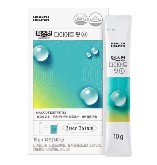 【Reiko Pick！】マックスカット ダイエット フィット 3.1(14包) エメラルドウォーター1箱ブースター低脂肪カット/美容ドリンク/デトックスドリンク/ダイエットドリンク/飲むサプリ