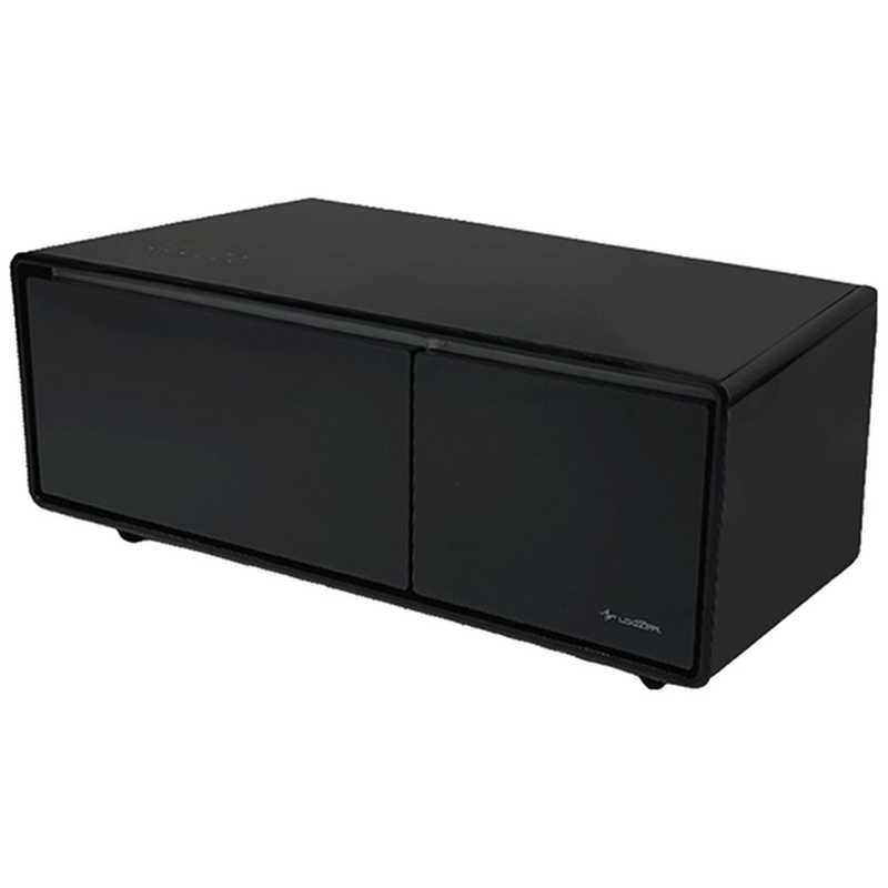 ロイヤル　スマートテーブル SMART TABLE 冷蔵庫・冷凍庫機能付き LOOZER ブラック 105.5cm 93L 2ドア 引き出し 直冷式　STB90BBLACK（標準設置無料）
