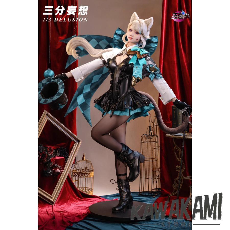 三分妄想　原神　コスプレ　リネット　双子　衣装　帽子込み　ウィッグ　鞋　追加可