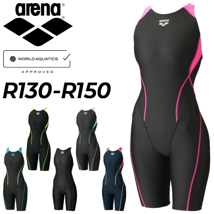 ジュニア 女子 競泳水着 WA承認 スイムウェア ハーフスパッツ/ARN-2050WJ【返品不可】