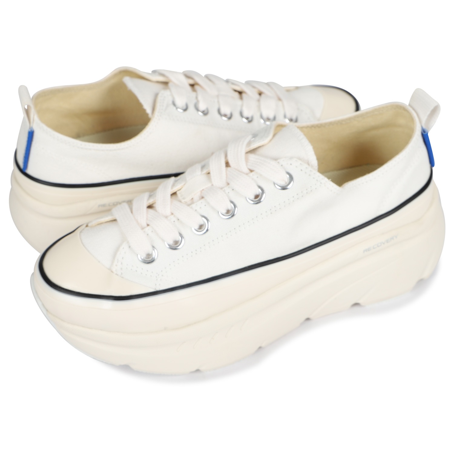 リカバリーコットン ロー スニーカー レディース 厚底 AKIII RECOVERYCOTTON LOW