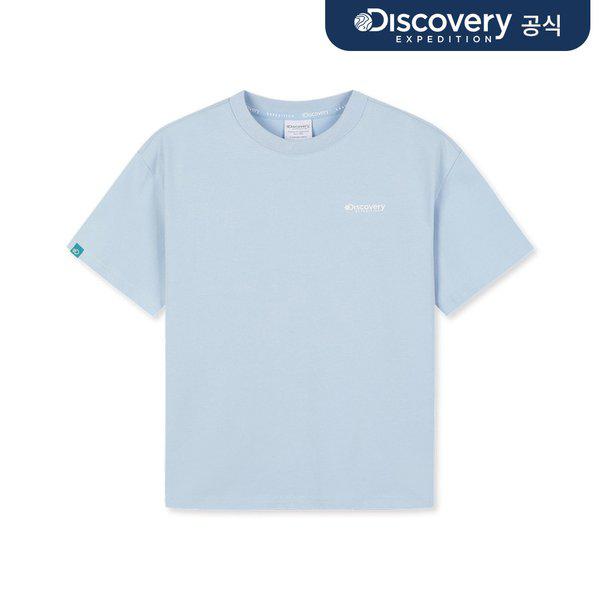 キッズフレッシュベントネイチャーグラフィック半袖Tシャツ（L. SKY BLUE）_