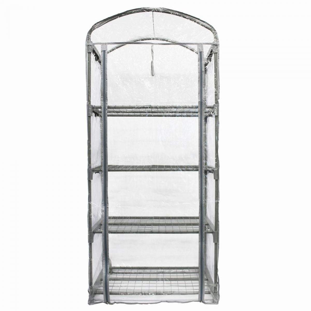 マルハチ産業 ダリヤ 簡易温室 グリーンキーパー 4段 本体 ＃7700 家庭菜園 園芸 簡単組立 温室 ビニール温室