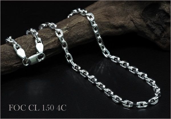 限定入荷 SV925 極太 小豆チェーン ネックレスアズキ輝きの4面カット5.045(品質保