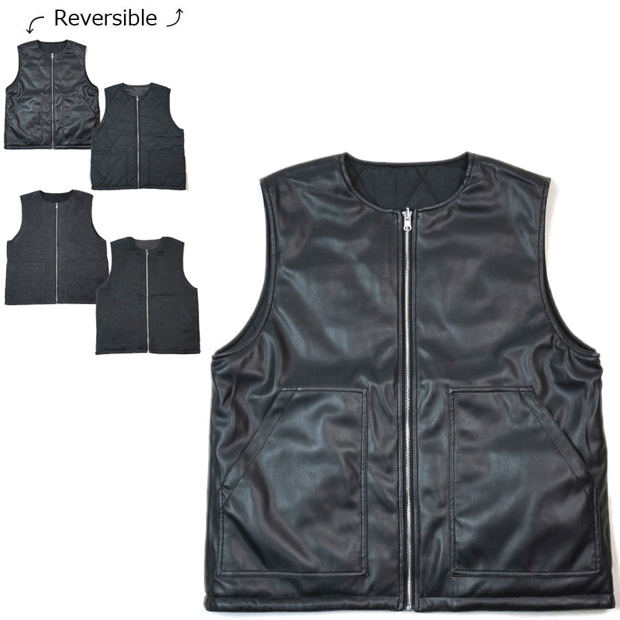 男女兼用 リバーシブルベストReversible VestLAUNCH BASIC TRADE ラウンチベーシックトレードBLACK ブラック 2色ジャ 7,785円