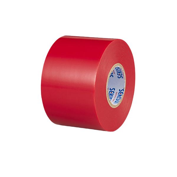 （まとめ） 積水 エスロンテープ #360 幅50mm×長20m 赤 (×10セット)