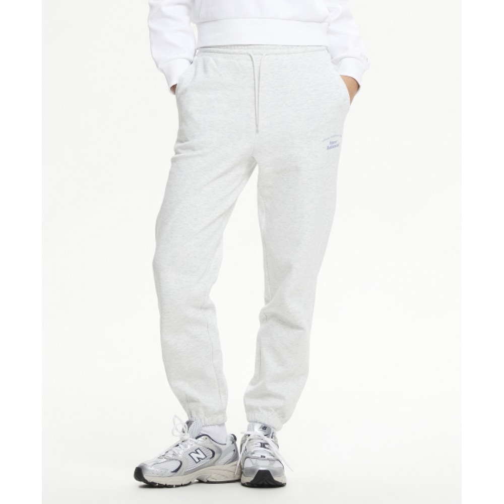ニューバランス NBMLF1W222/ウィメンズシグネチャージョガーパンツ (メランジグレー)