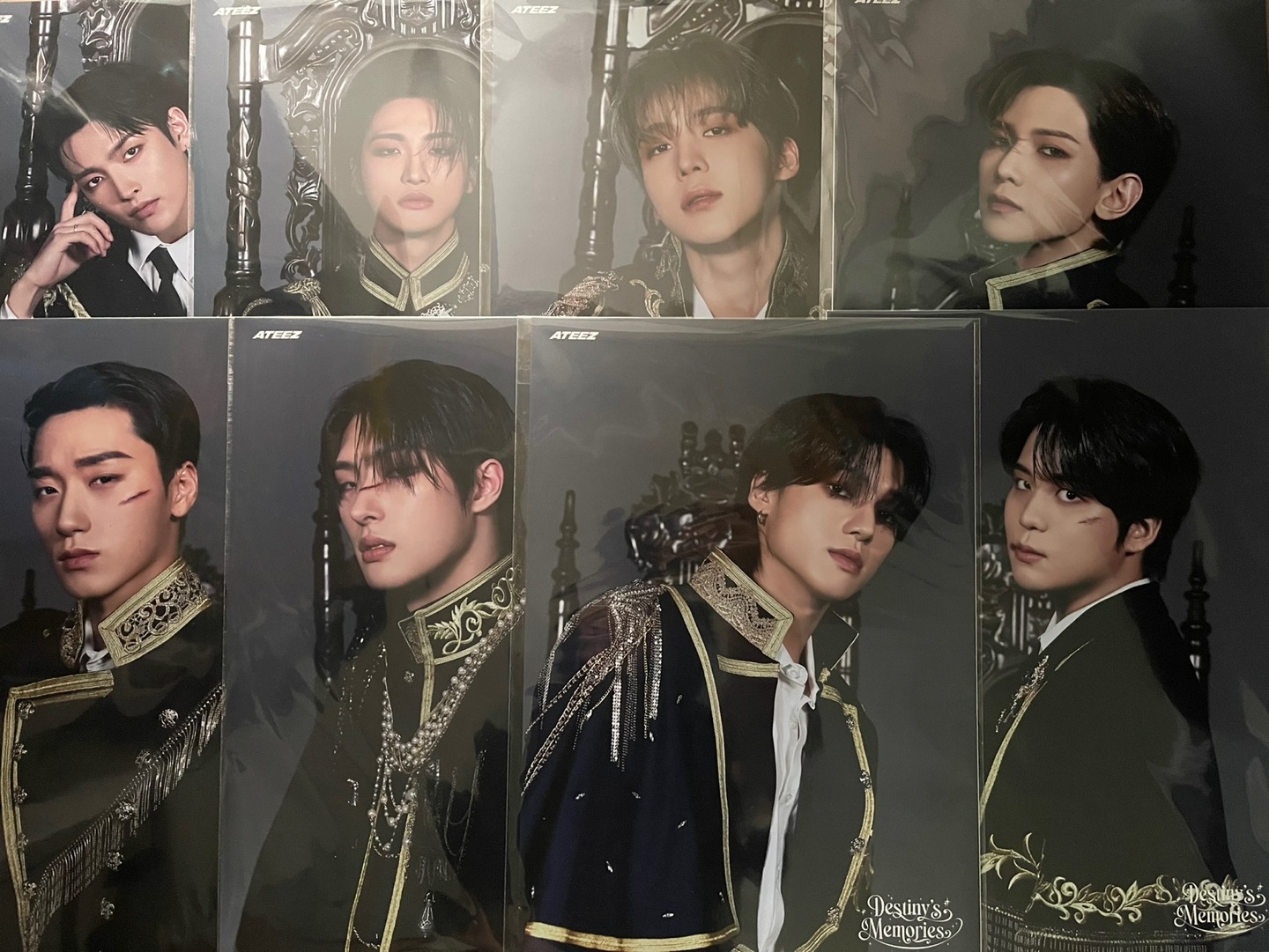 [OFFLINE/ON HAND]ATEEZ EXHIBITION Destinys Memories OFFICIAL MERCH A3 POSTER SET / ATEEZ POP UP