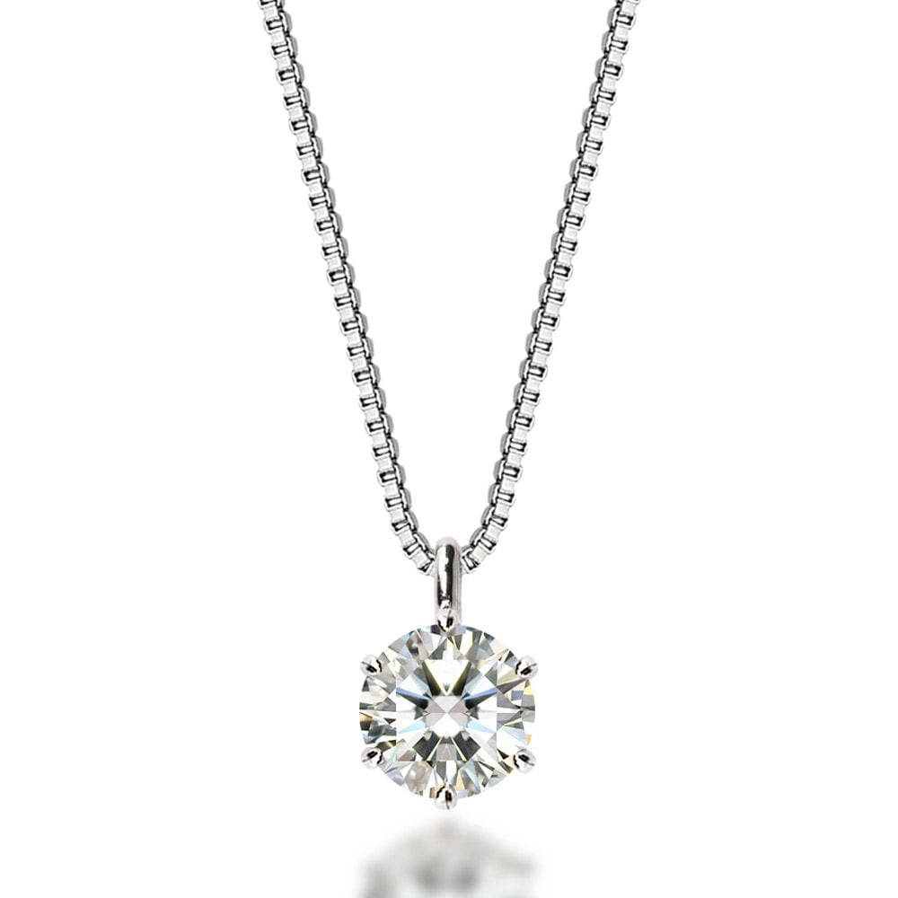 ひと粒 シンプル レディースネックレス 誕生日プレゼント 誕生日 プレゼント 一粒ネックレス 一粒ダイヤ N11012-034 2サイズ2カラー ネックレス-89指輪