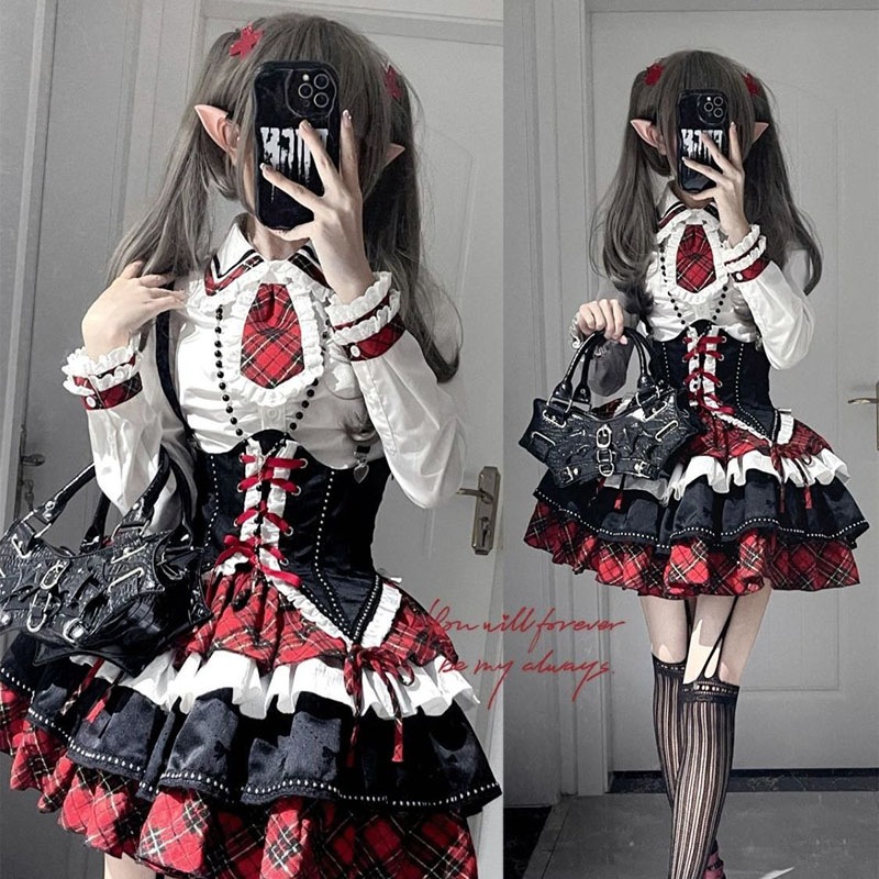 日*1様 ゴスロリ・ロリータ コスプレ衣装 黒 日*1様 ゴスロリ・ロリータ コスプレ衣装 黒