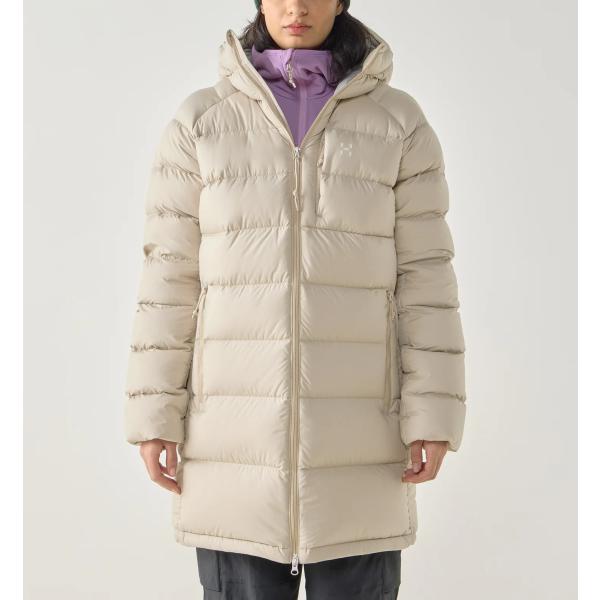 ロッソン ダウン パーカー レディース 防寒 アウター 長袖 フード付き 撥水 軽量 保温性 高機能 PERTEX Quantum TB Chalk Beige 38,610円