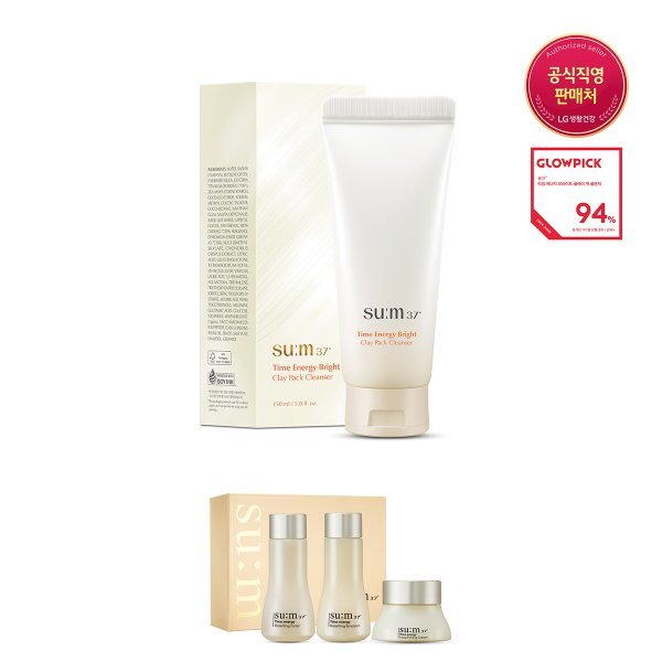 su:m37˚ Bright/Clay/Pack /Cleanser (贈呈なくなり次第終了)