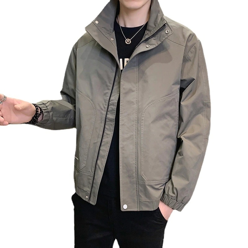 春ジャケット薄手春ジャケット男性シンプルカジュアル