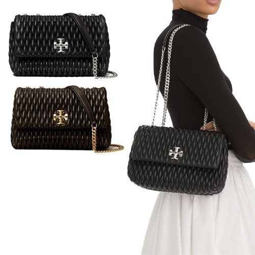 Small Kira Ruched Convertible Shoulder Bag 138971