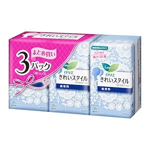 ロリエ きれいスタイル おりものシート 無香料 36コ入×3個パック