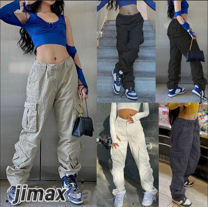 カーゴパンツ レディース 春夏秋冬 大きいサイズ ゆったり カーゴ パンツ チノパン ロングパンツ 長ズボン おしゃれ かっこいい シンプル 無地 13,609円