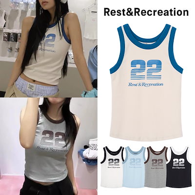 ★韓国人気★Rest & Recreation★RR 22 SLEEVELESS TOP Rest & Recreation】RR 22 SLEEVELESS TOP (Rest & Recreation